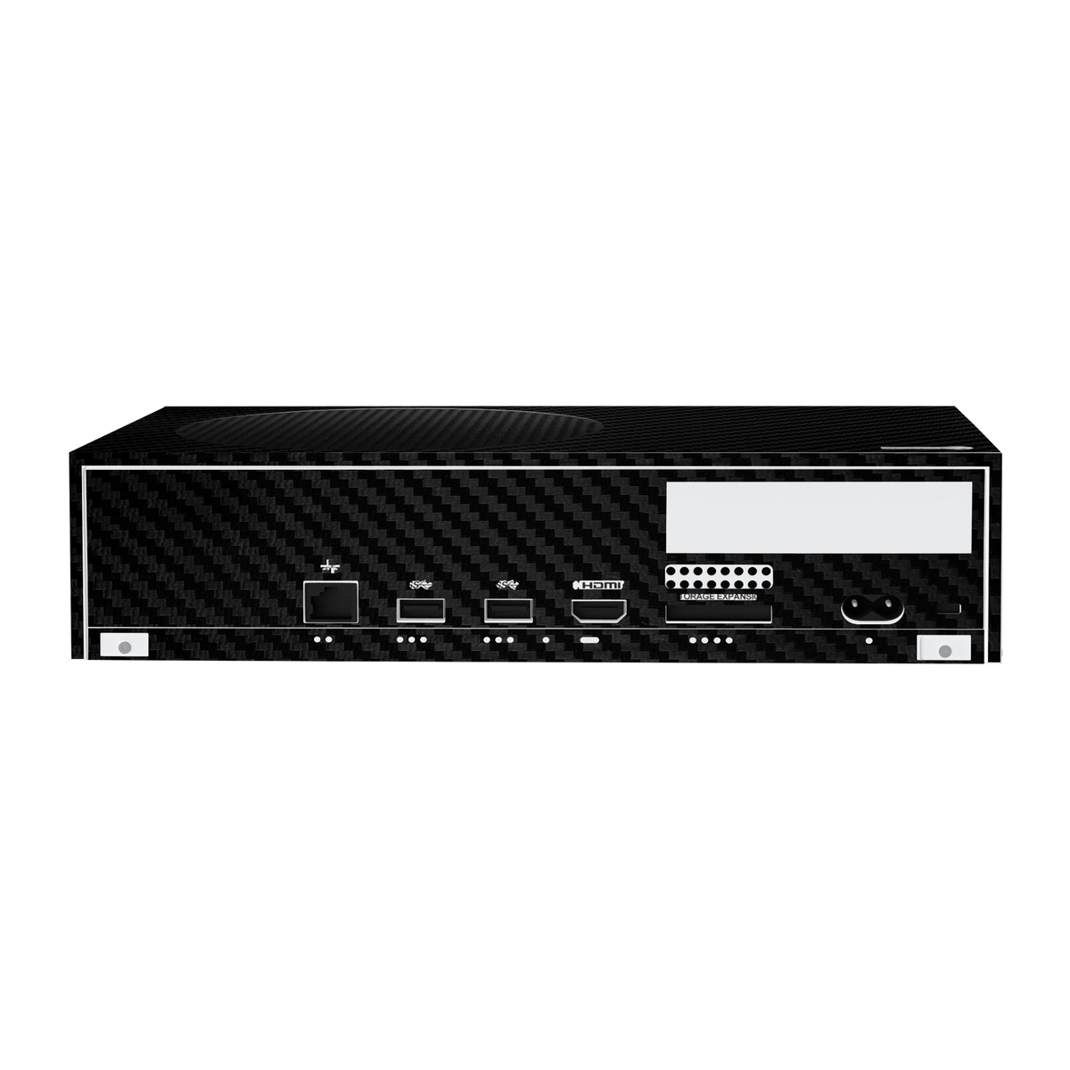 Fibra Carbono Negro Skin Xbox Series S Xonebrand