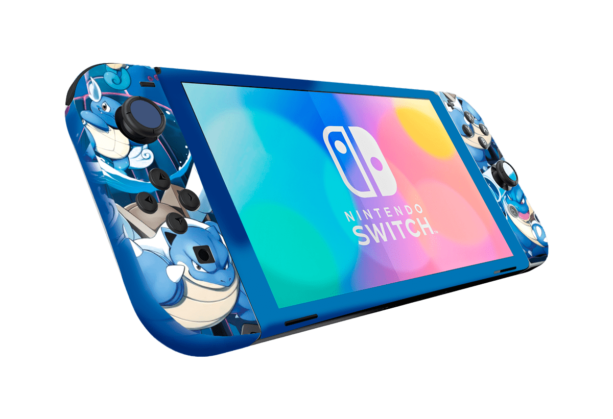 Pokemon Squirtle Skin Nintendo Switch OLED (2021) Xonebrand