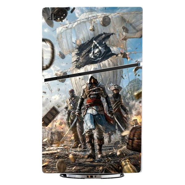 Assassins Creed Black Flag Skin Playstation 5 Slim Xonebrand