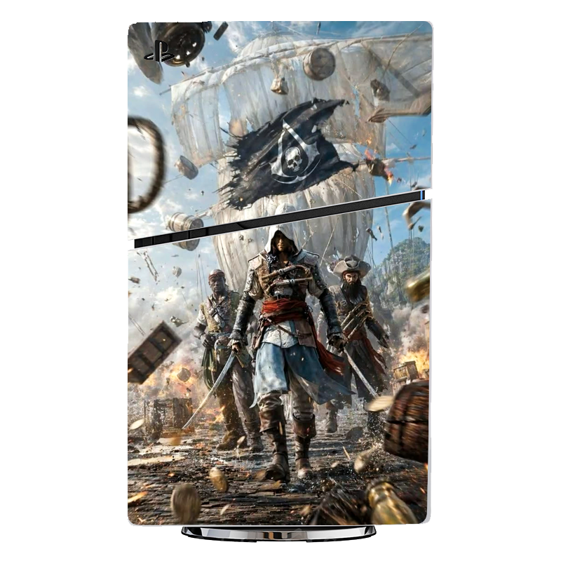 Assassins Creed Black Flag Skin Playstation 5 Slim Xonebrand