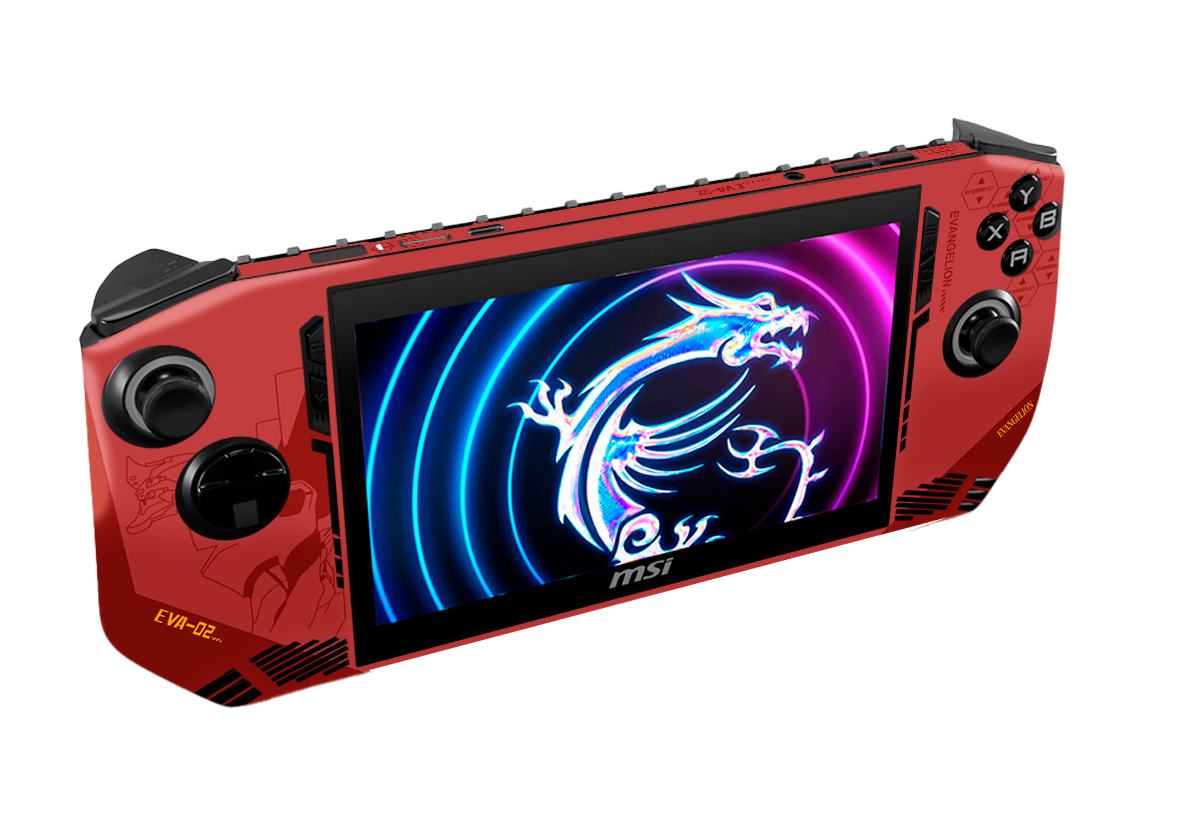 Evangelion Eva 02 Skin MSI Claw A1M Xonebrand