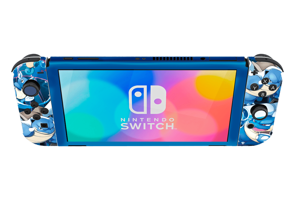 Pokemon Squirtle Skin Nintendo Switch OLED (2021) Xonebrand