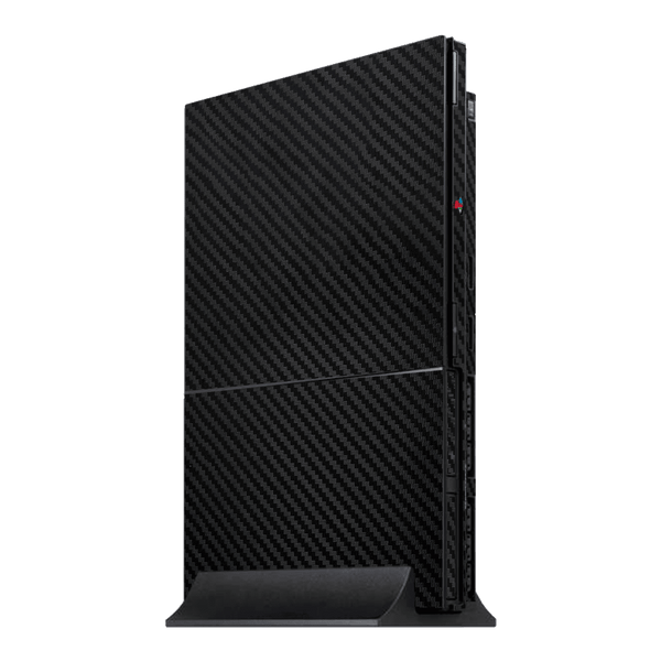 Carbon Fiber Black Skin Playstation 2 Slim