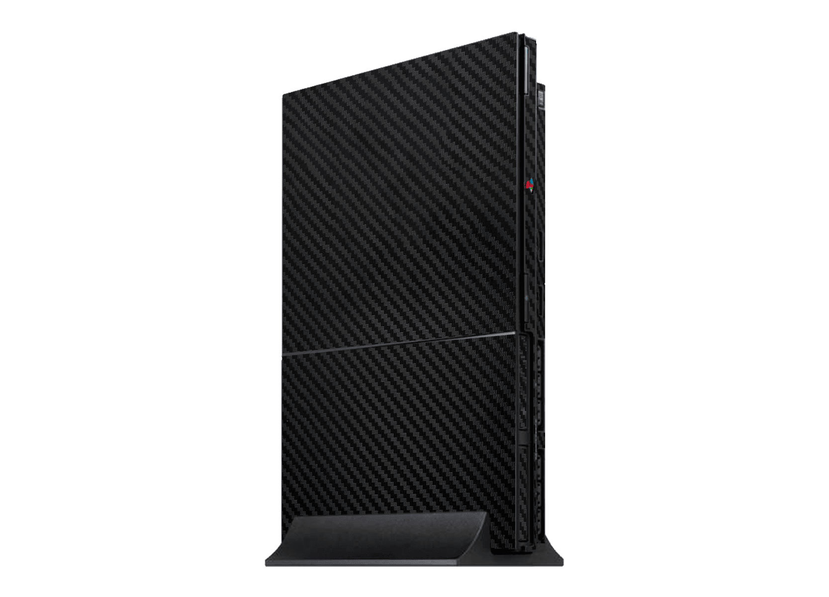 Carbon Fiber Black Skin Playstation 2 Slim