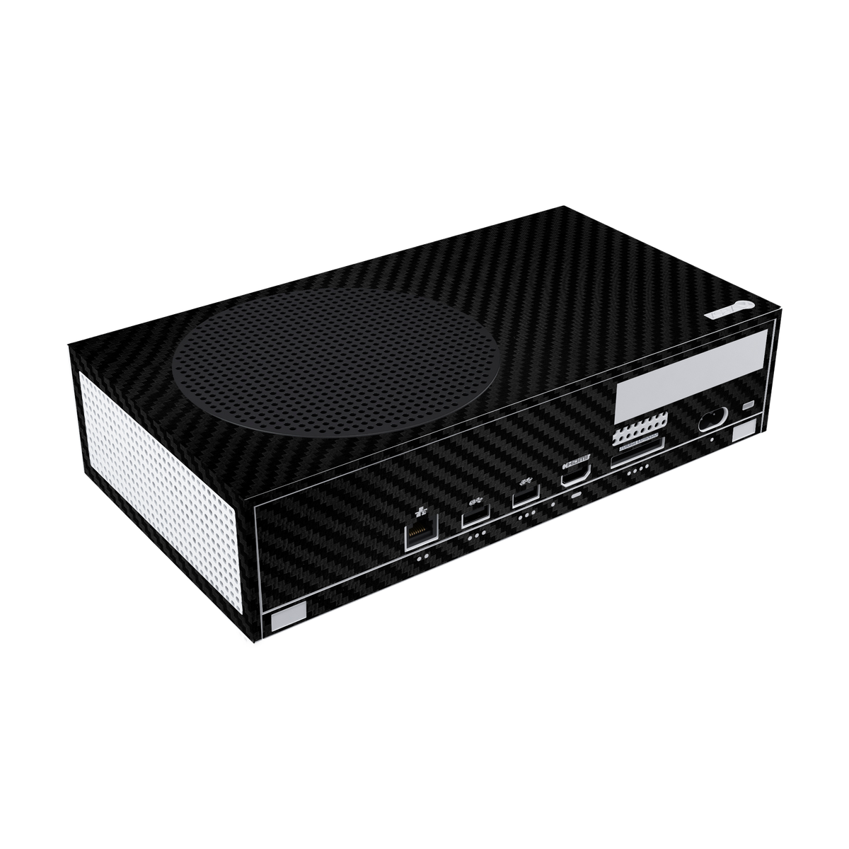 Fibra Carbono Negro Skin Xbox Series S Xonebrand