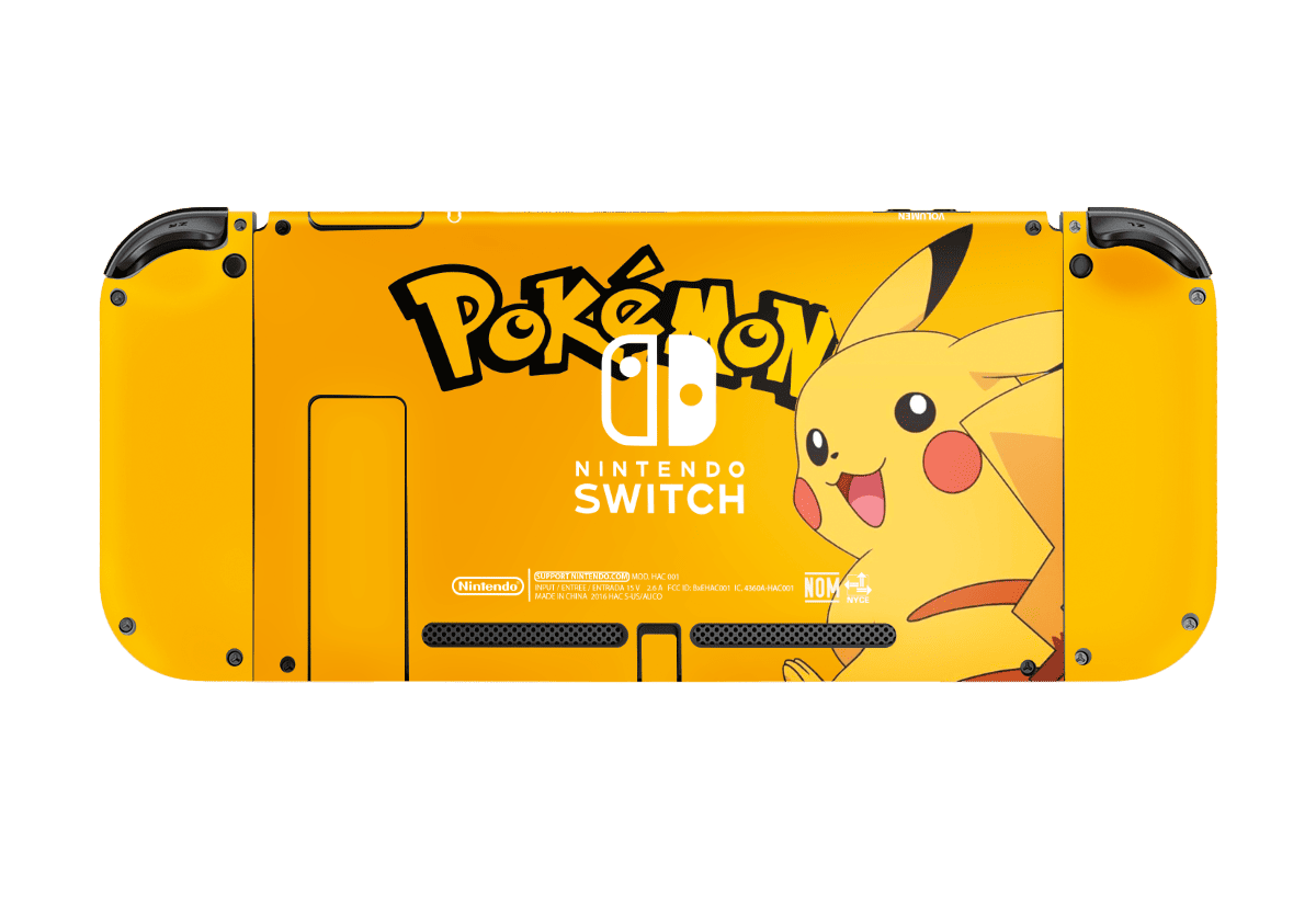 Pokemon Pikachu Skin Nintendo Switch (2017) Xonebrand