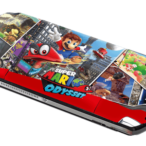 Super Mario Odyssey PSP Handheld Gaming Bundle Skin