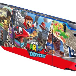 Super Mario Odyssey PSP Handheld Gaming Bundle Skin