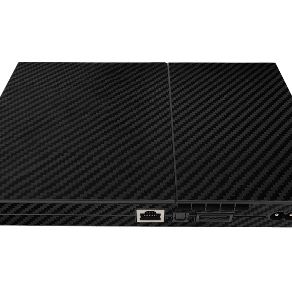 Carbon Fiber Black Skin Playstation 2 Slim