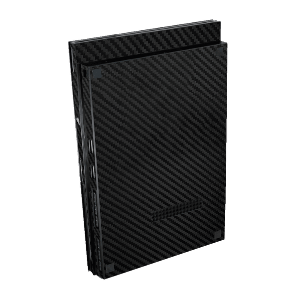 Carbon Fiber Black Skin Playstation 2 Slim