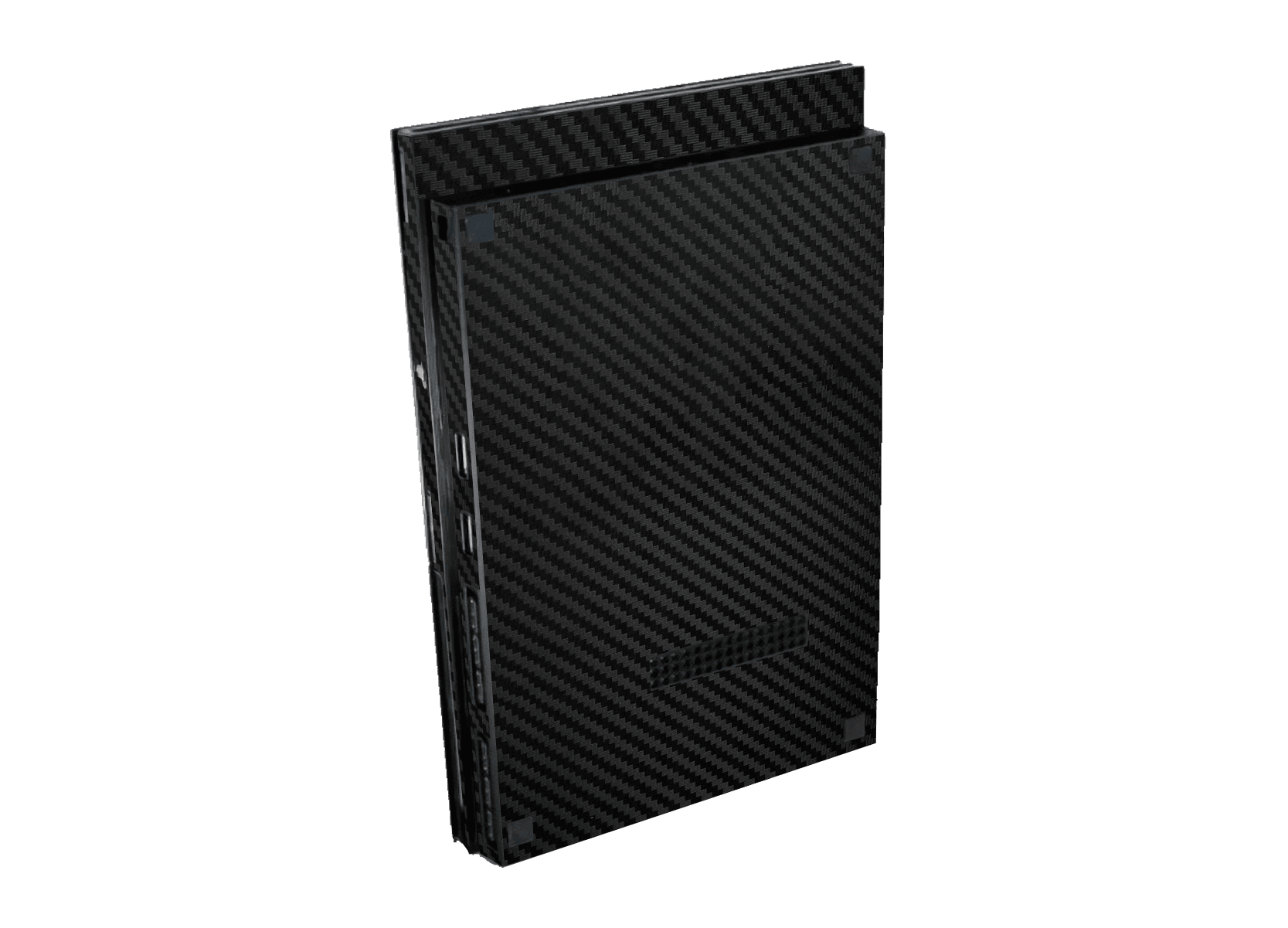 Carbon Fiber Black Skin Playstation 2 Slim