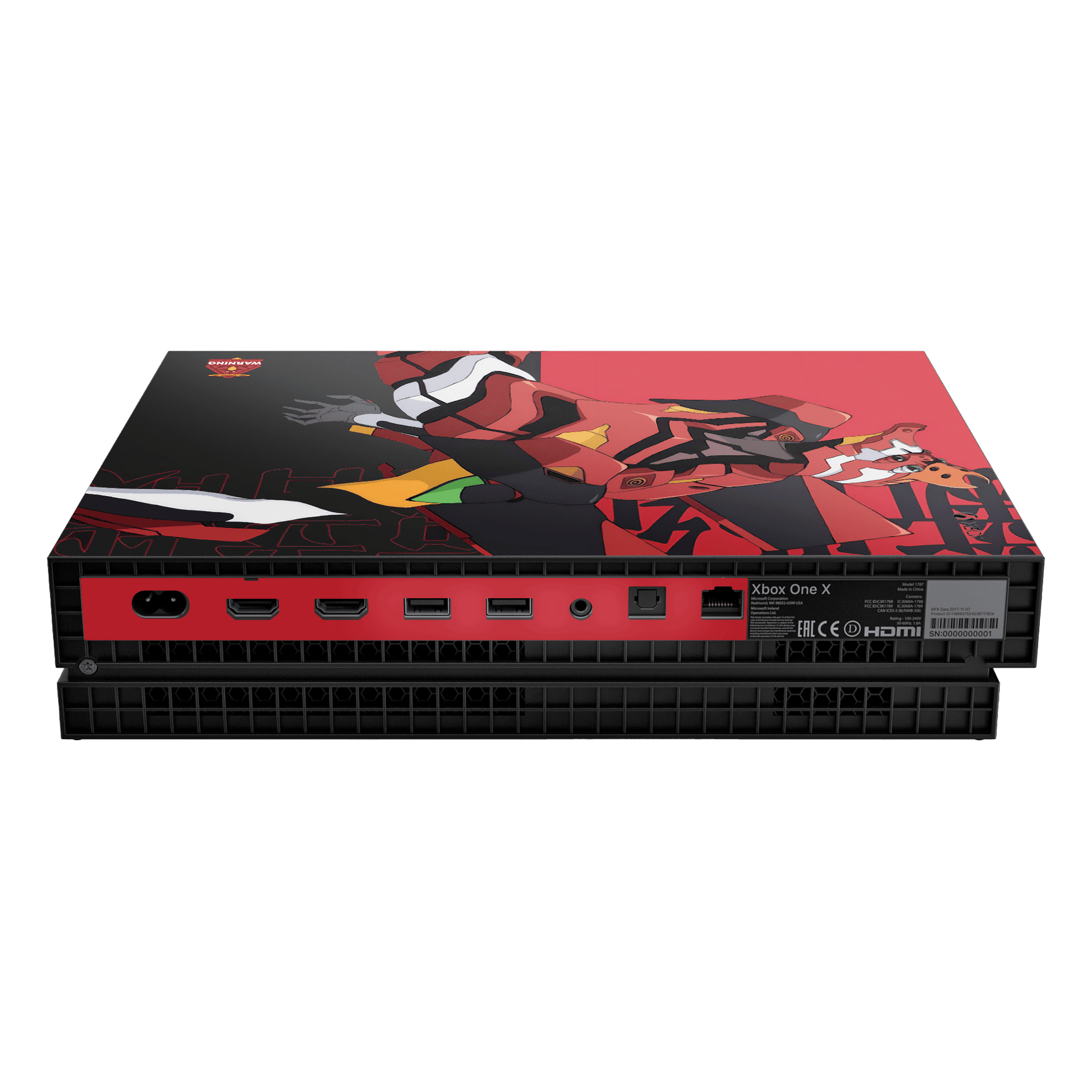 Evangelion Eva-02 Xbox One X Bundle Skin