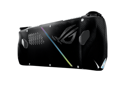 Fibra Carbono Negro Asus Rog Ally Handheld Gaming Computer Skin