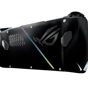 Carbon Fiber Black Asus Rog Ally Handheld Gaming Computer Skin