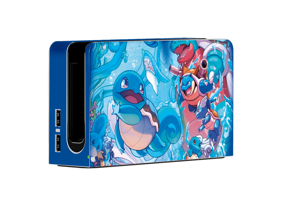 Pokemón Squirtle Nintendo Switch Oled (2021) Skin