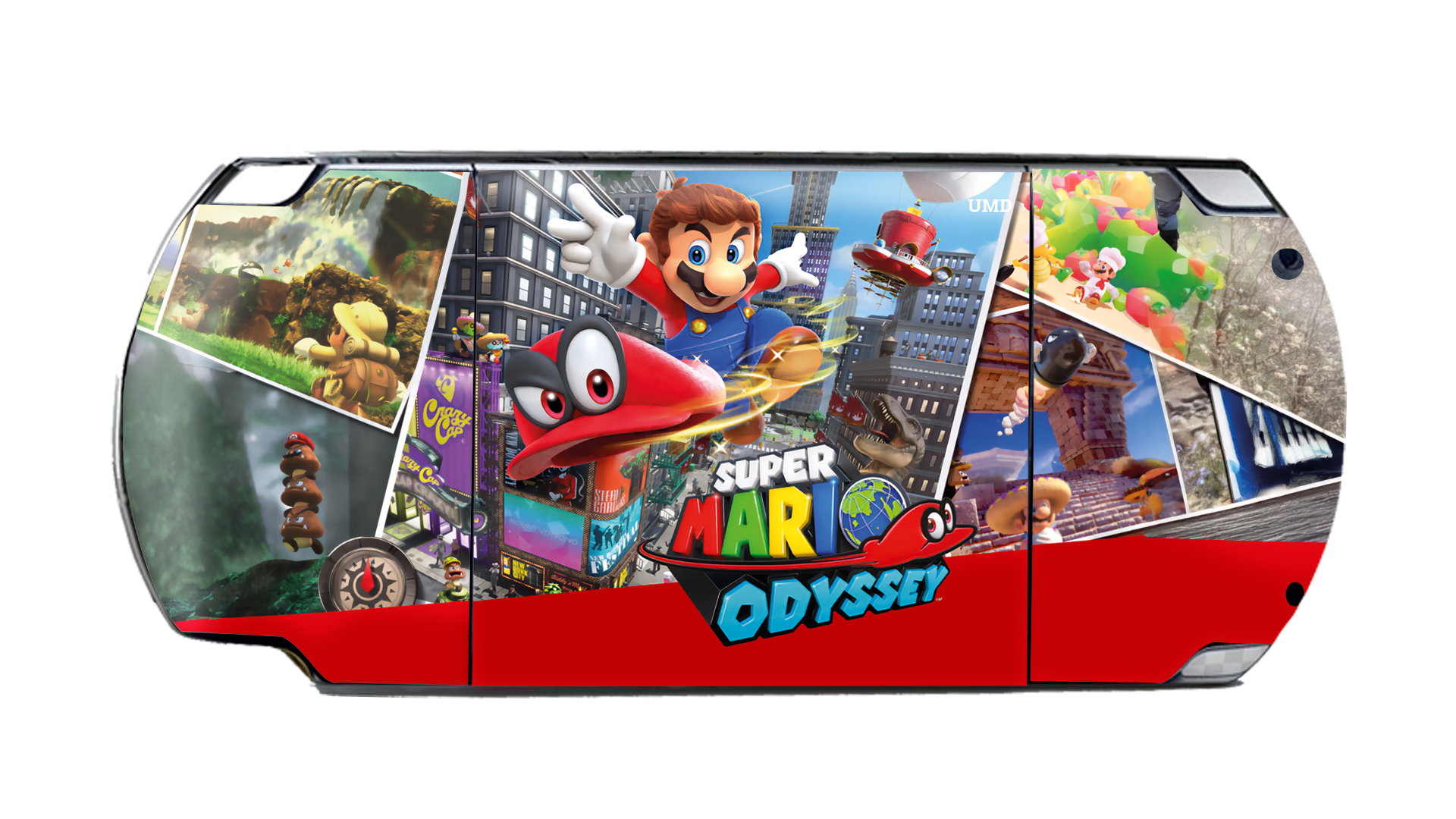 Mario Odyssey Skin Playstation Portable (PSP) Xonebrand