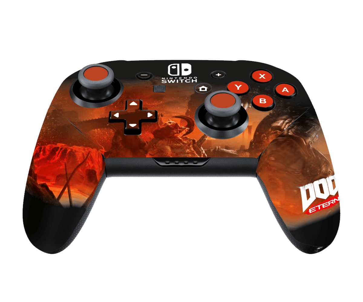 Doom Eternal Skin Nintendo Switch Pro Controller Xonebrand