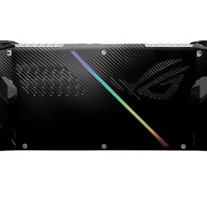 Carbon Fiber Black Asus Rog Ally Handheld Gaming Computer Skin