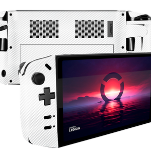 Carbon Fiber White Lenovo Legion Go Skin