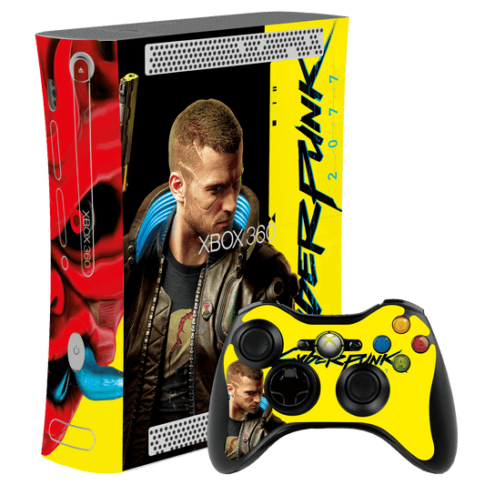 Cyberpunk Xbox 360 Fat Bundle Skin