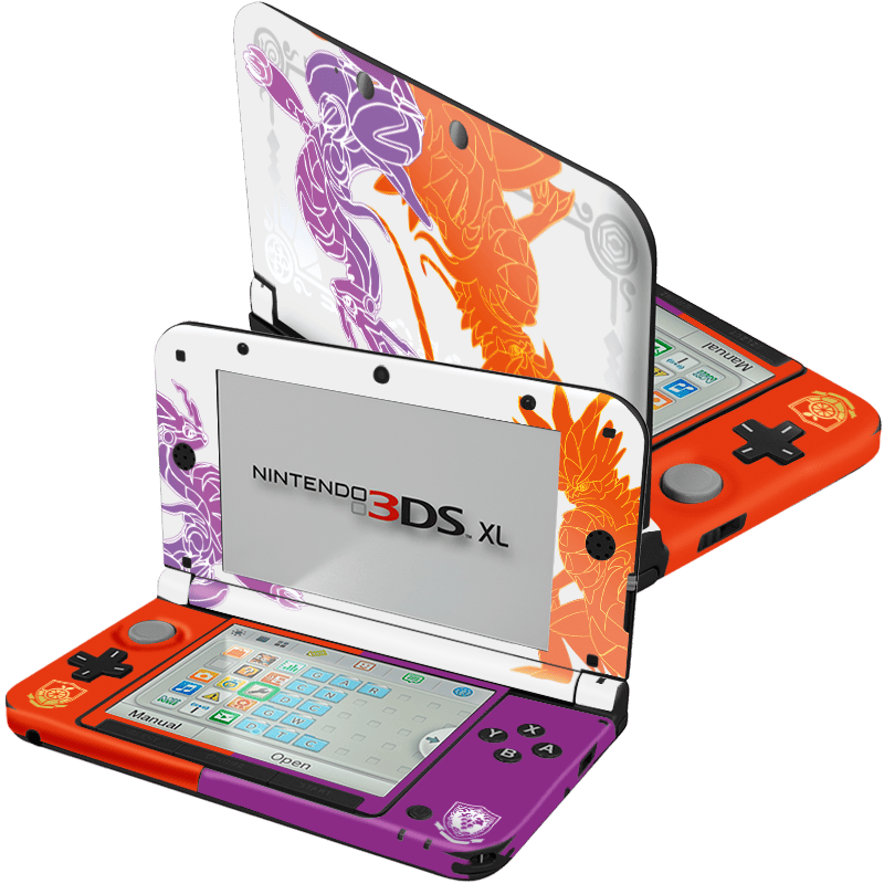 Pokemon Scarlet & Violet Nintendo 3DS XL 2015 Skin