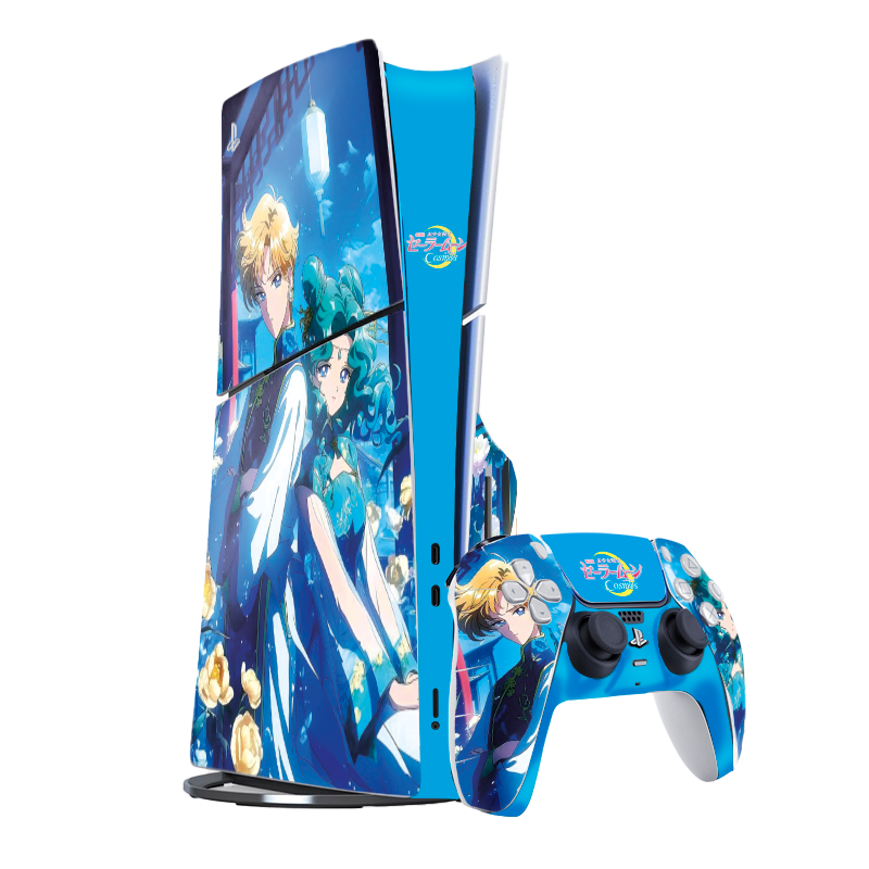 Sailor Moon Haruka & Michiru PS5 Slim Bundle Skin