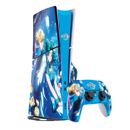 Sailor Moon Haruka & Michiru PS5 Slim Bundle Skin