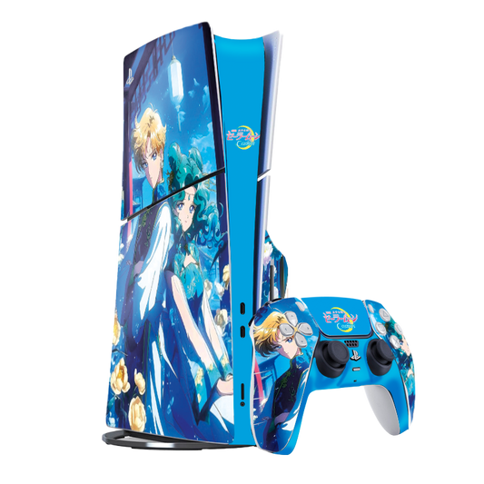 Sailor Moon Haruka & Michiru PS5 Slim Bundle Skin