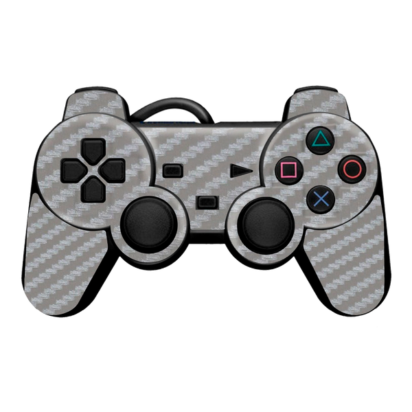 Gray Carbon Fiber Skin Playstation 2 Slim
