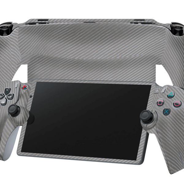 Fibra Carbono Gris Skin Playstation Portal