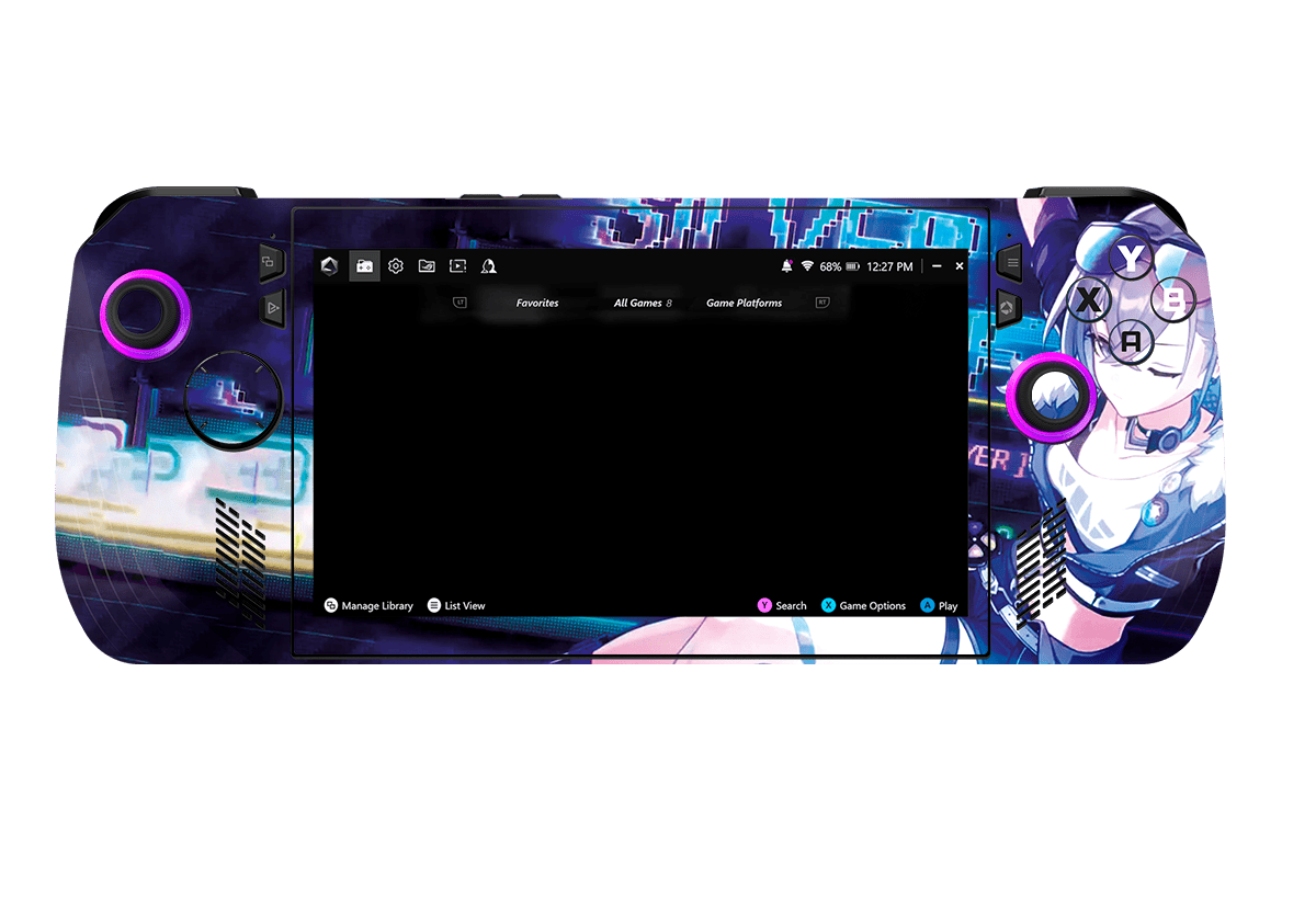 Skin para ASUS Rog Ally X edición Silver Wolft – Xonebrand