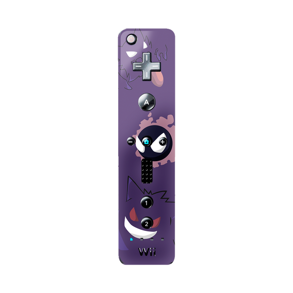 Pokemon Gastly & Gengar Skin Nintendo Wii (2006)