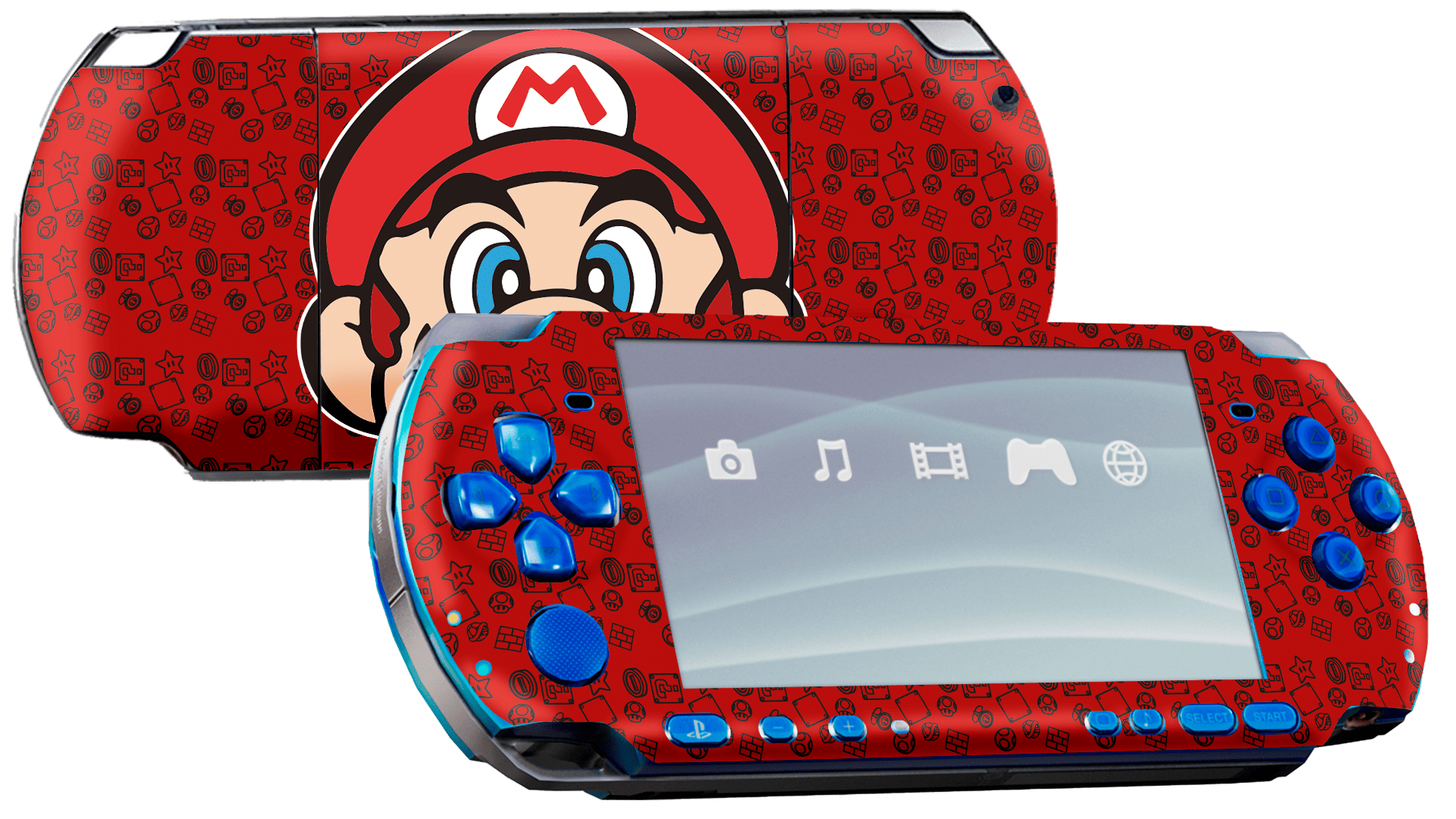 Super Mario PSP portátil para juegos Bundle Skin