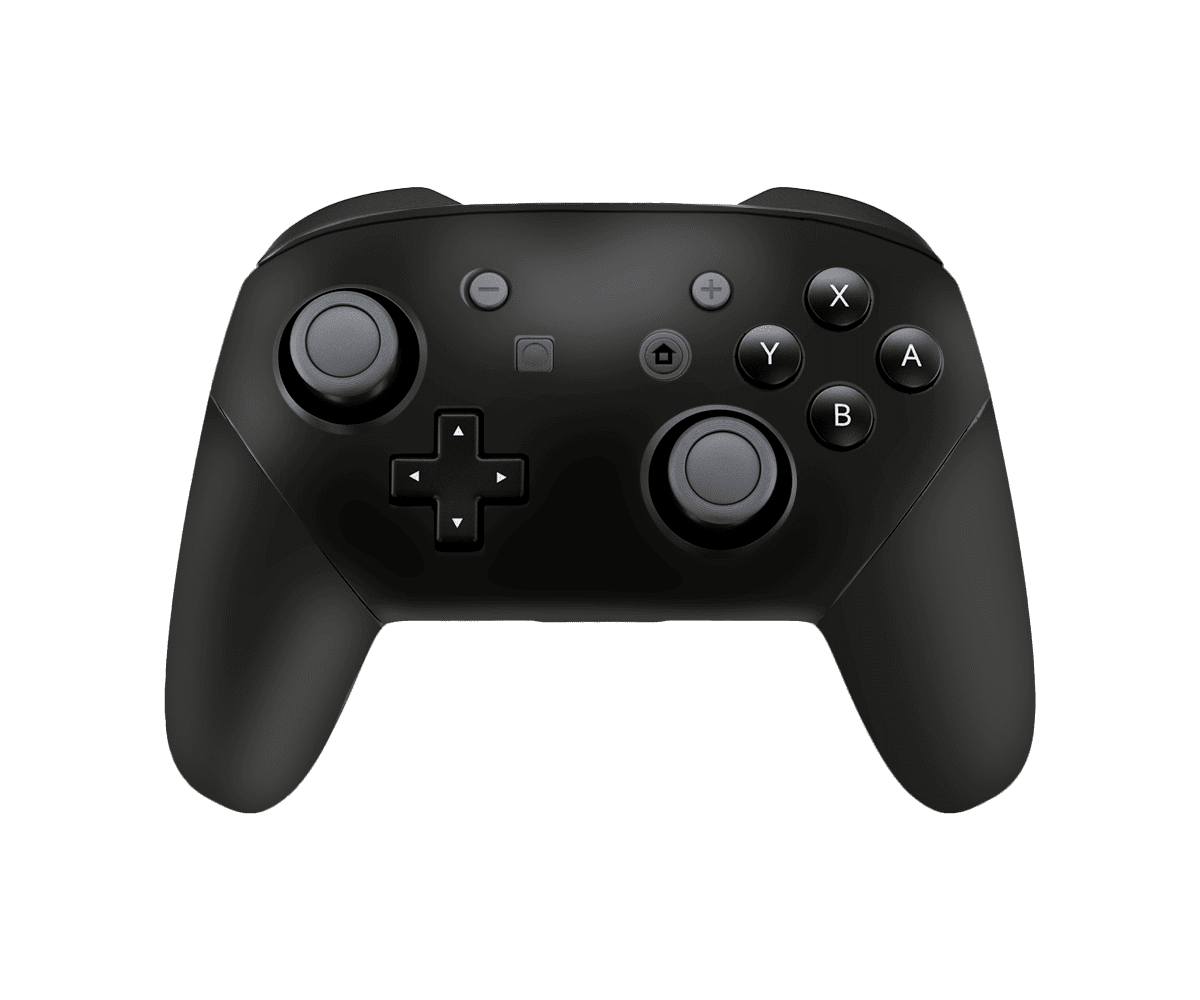 Negro Mate Skin Nintendo Switch Pro Controller Xonebrand