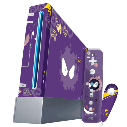 Pokemon Gastly & Gengar Skin Nintendo Wii (2006)