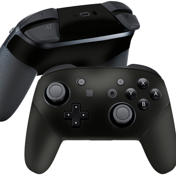 Negro Mate Skin Nintendo Switch Pro Controller