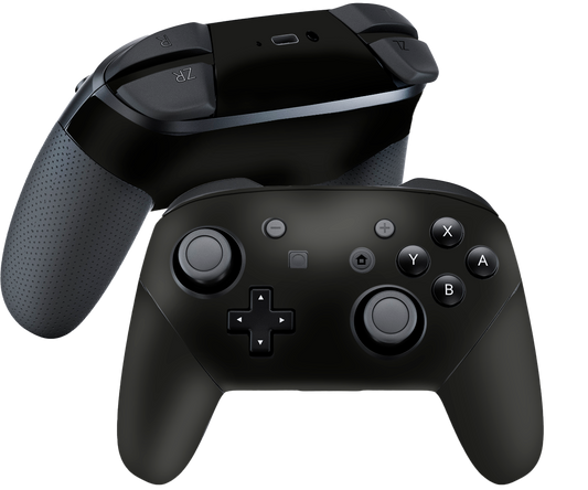 Negro Mate Skin Nintendo Switch Pro Controller