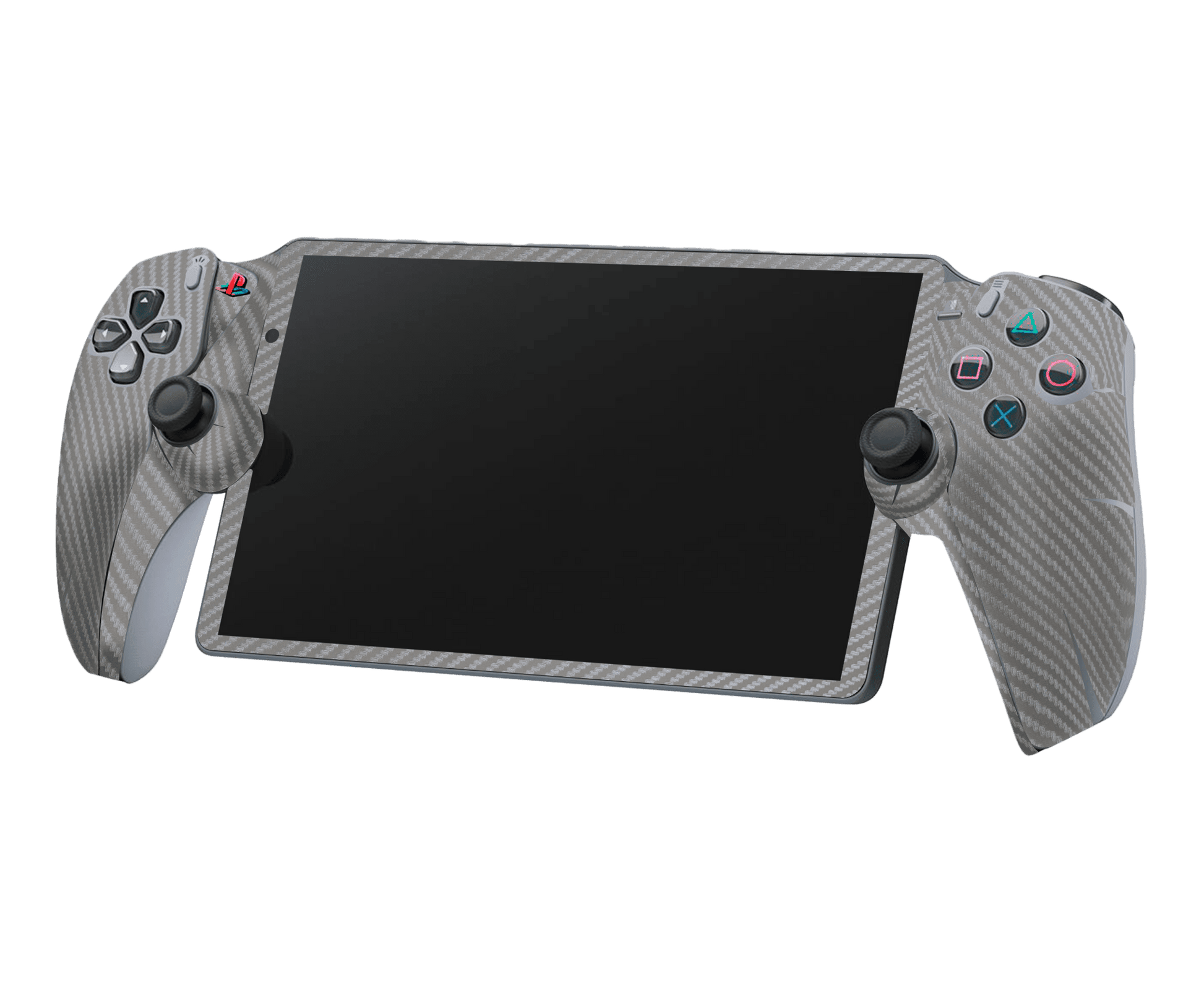 Fibra Carbono Gris Skin Playstation Portal
