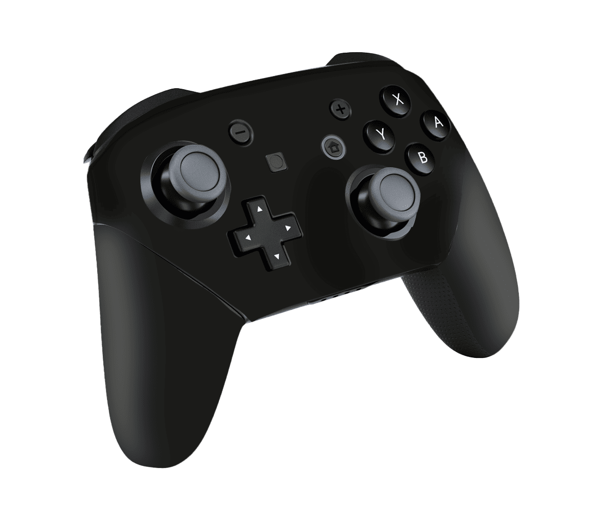 Negro Mate Skin Nintendo Switch Pro Controller Xonebrand