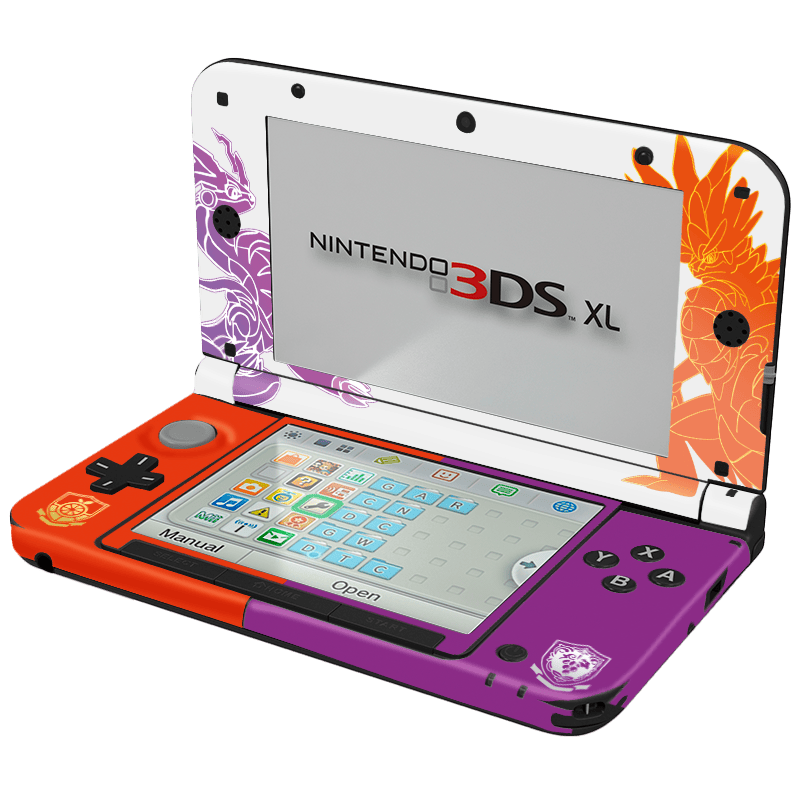 Pokemon Scarlet & Violet Nintendo 3DS XL 2015 Skin