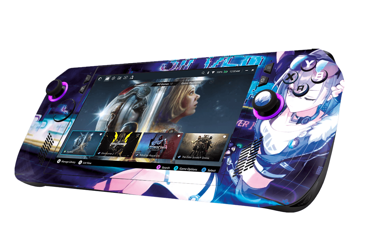 Skin para ASUS Rog Ally X edición Silver Wolft – Xonebrand