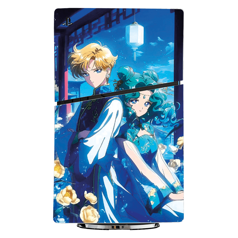 Sailor Moon Haruka & Michiru PS5 Slim Bundle Skin