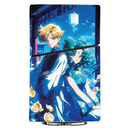 Sailor Moon Haruka & Michiru PS5 Slim Bundle Skin