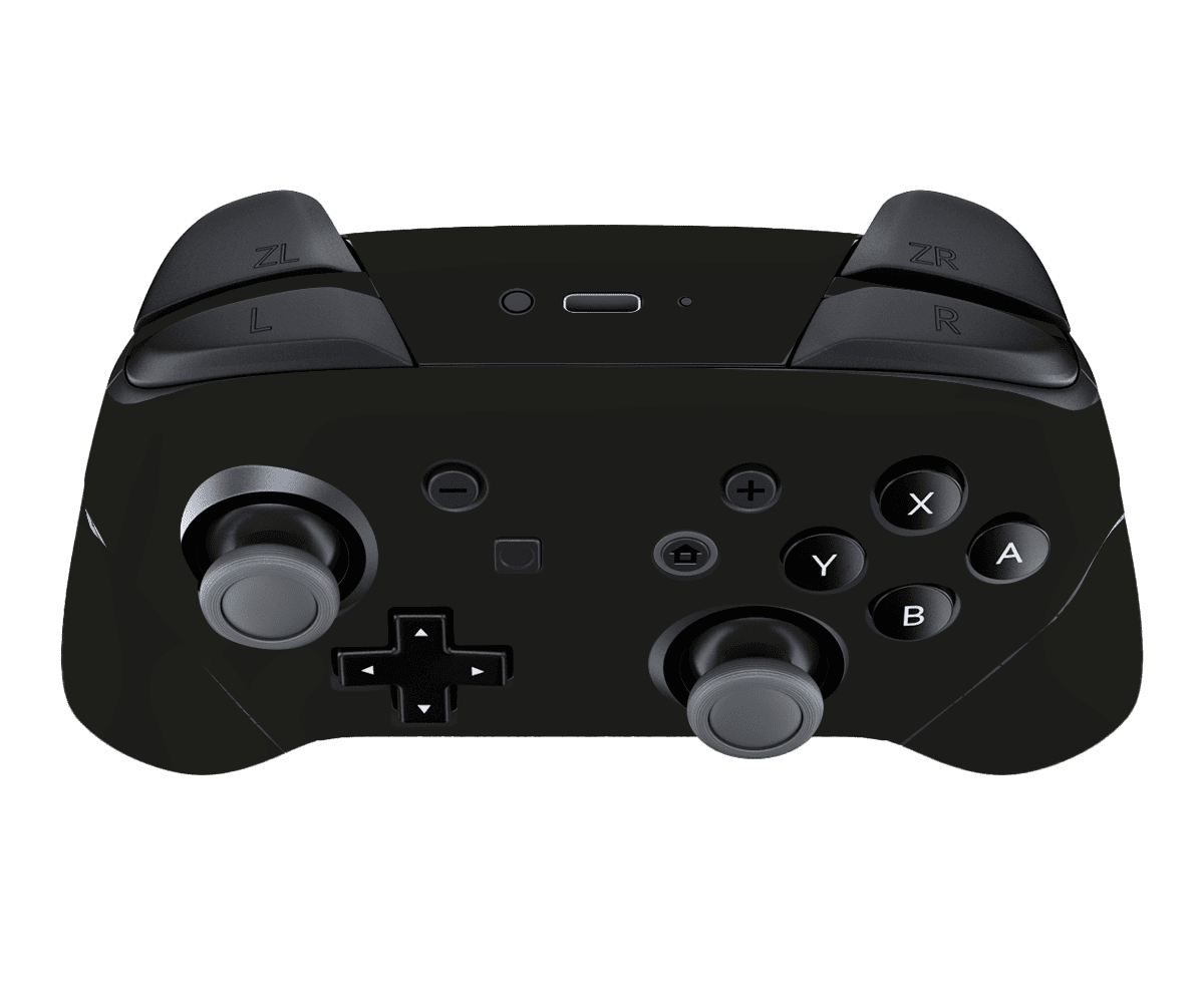 Negro Mate Skin Nintendo Switch Pro Controller Xonebrand