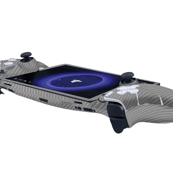 Fibra Carbono Gris Skin Playstation Portal