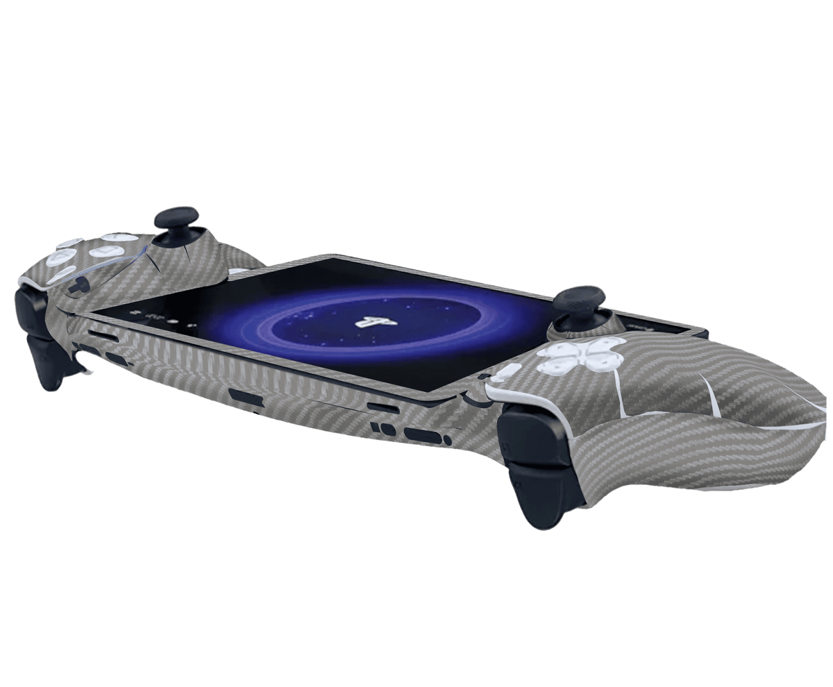 Fibra Carbono Gris Skin Playstation Portal Xonebrand
