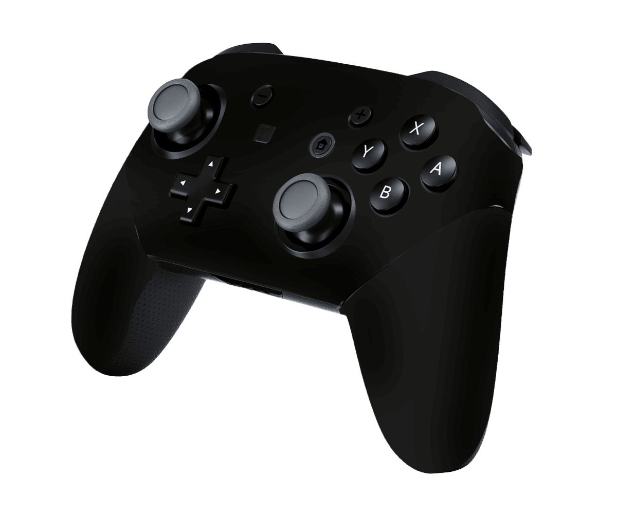Negro Mate Skin Nintendo Switch Pro Controller Xonebrand