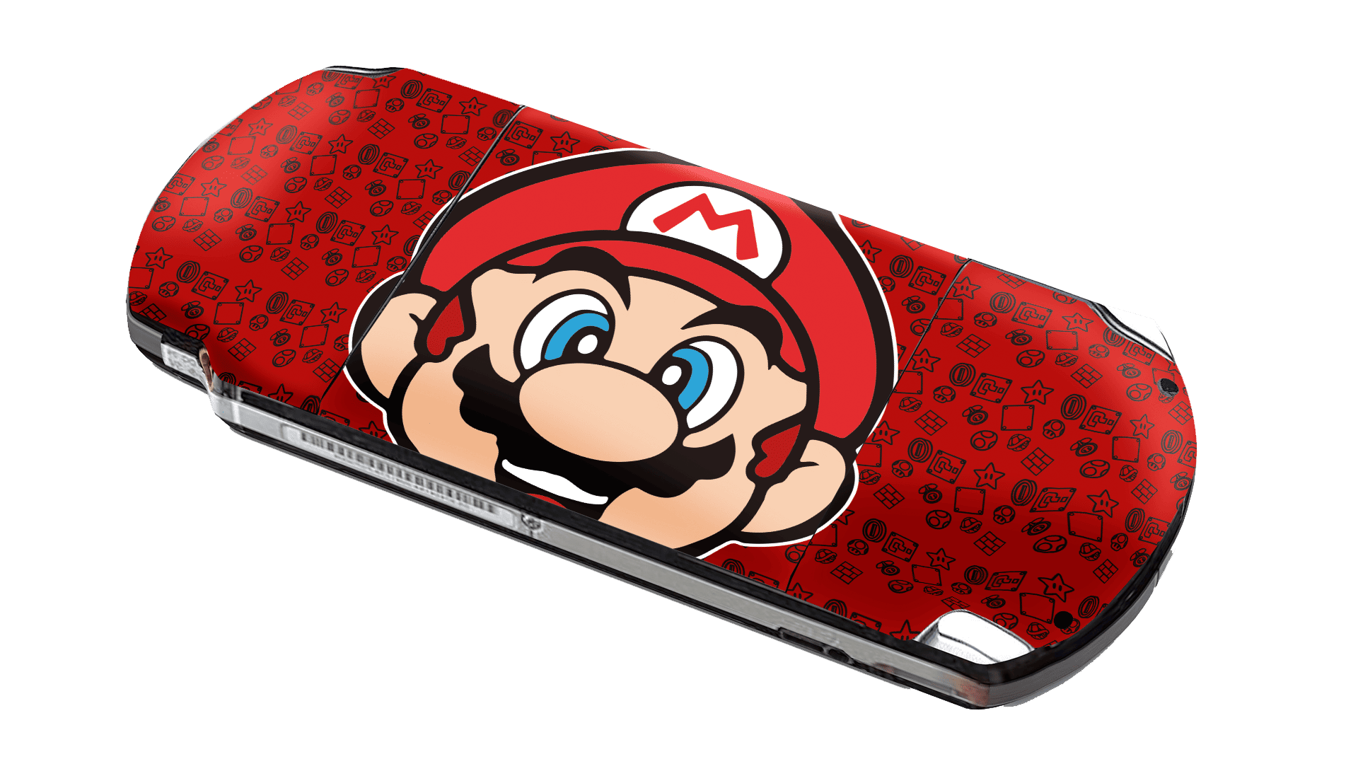 Super Mario PSP Handheld Gaming Bundle Skin