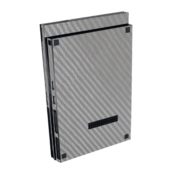 Gray Carbon Fiber Skin Playstation 2 Slim