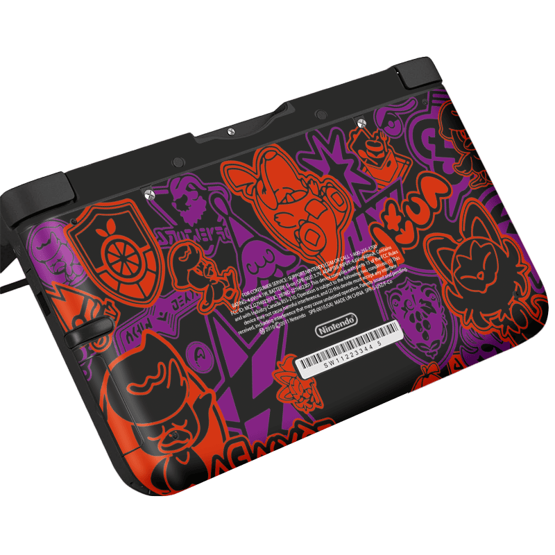 Pokemon Scarlet &amp; Violet Skin Nintendo 3Ds XL (2012)